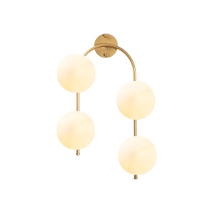 Aplica de perete Jewel Auriu 40x26x62 cm - Img 6