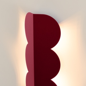 Aplica perete Biscuit Burgundy 16.3x5.8x33.6 cm - Img 4