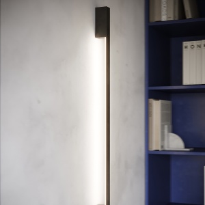 Aplica perete LED Sappo Negru 3000K 4x6.5x150 cm - Img 12