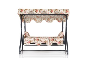 Balansoar cu 3 locuri Olea 10 Multicolor 200x165x110 cm - Img 2