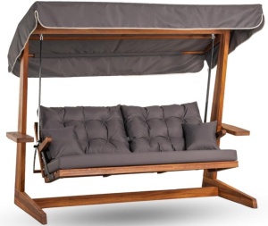 Balansoar cu 3 locuri Sia 2400 Antracit 236x190x175 cm - Img 8