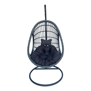 Balansoar Cungo, Pako World, Ratan, Gri, 125x105x195 cm