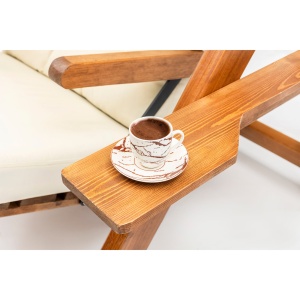 Balansoar Galata Swing S1 Crem 113x195x120 cm - Img 4