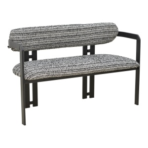 Banca, Berdona, Pako, Negru 120x47x78 cm