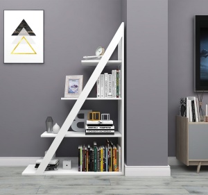 Biblioteca Arven Alb 100x150x29.5 cm - Img 2