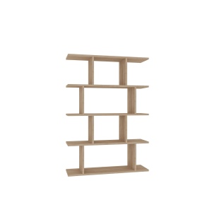 Bibliotecă Harmon Stejar 90x25x127.4 cm - Img 3