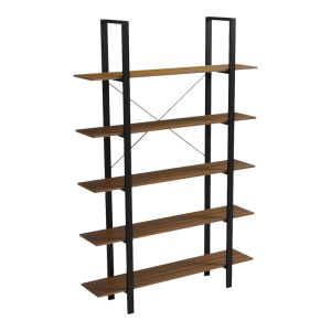 Biblioteca, Varous, Negru, 28x120x180 cm - Img 5