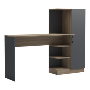 Birou cu biblioteca, Ofisio, Sonoma, 40x152.3x120 cm - Img 2