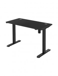 Birou reglabil. Songmics, 120 x 60 x 73/114 cm, LSD011B02, Negru - Img 4