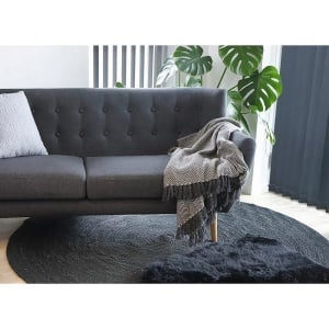 Blana decorativa de miel, Negru , 85x50x5 cm - Img 2
