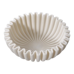 Bol decorativ, Bej, 20x20x6.5 cm - Img 4
