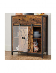Bufet living, Vasagle, Maro Rustic, LSC100B01, 30 x 70 x 80 cm - Img 3
