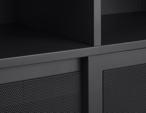 Cabinet VEEP, Negru, 40x140x90 cm - Img 2