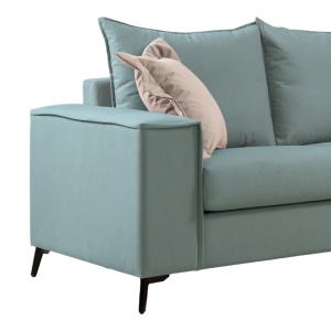 Canapea cu 2 locuri Verona 2 Pako World Verde deschis 173x93x100 cm - Img 2