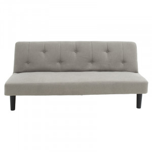 Canapea extensibila Breathe material textil gri 167x77x73 cm - Img 3