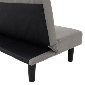 Canapea extensibila Breathe material textil gri 167x77x73 cm - Img 6