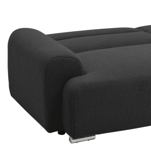 Canapea extensibila cu 3 locuri, Harmonious, Pako, Antracit 223.5x92x81 cm - Img 5