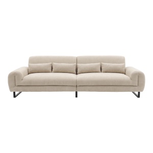 Canapea extensibila cu 4 locuri Dorana, Bej, 89x286x83 cm - Img 3