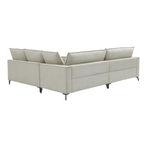 Canapea reversibila Almy, Bej, 271x219x91 cm - Img 6