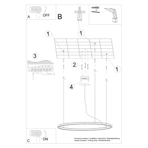 Candelabru LED Risa Negru 3000K 120x120x160 cm - Img 9