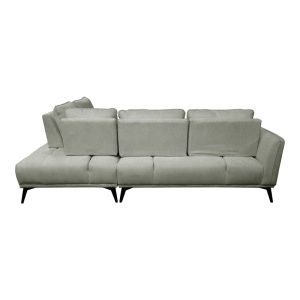 Coltar dreapta Belanza, Gri, 213x265x90 cm - Img 5
