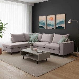 Coltar Dreapta Boston Elephant - Ciel 290x235x95 cm