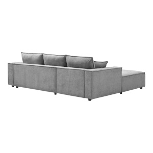 Coltar dreapta Maden, Gri, 279x203x90 cm - Img 6