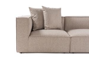 Colțar dreapta Sora Bej 430x75x102 cm - Img 10