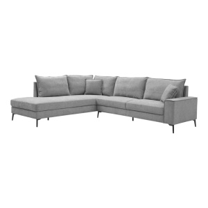 Coltar dreapta Zenqua, Gri, 291x233x90 cm - Img 2