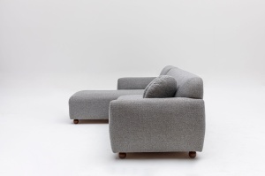 Coltar Eddy Gri deschis 162x93x86 cm - Img 8