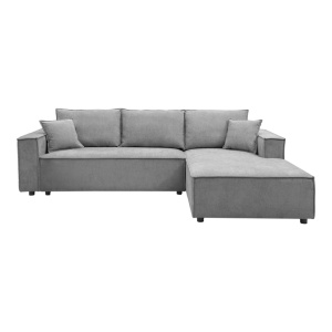 Coltar stanga Maden, Gri, 279x203x90 cm - Img 4