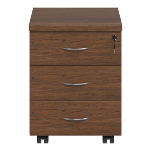 Comoda cu sertare pe roti Fesialo, Nuc, 39x47x52.5 cm - Img 3