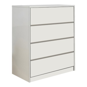 Comoda Kuanger cu sertare din MDF alb 80x40x80 cm