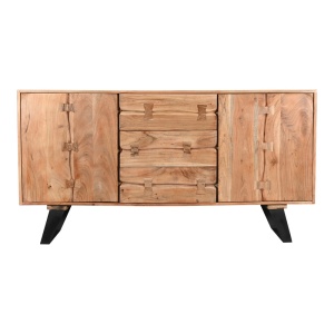 Comoda Leontina boho Natural 150x45x86 cm - Img 3