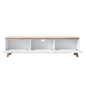 Comoda TV D1 Alb 180x35x48.6 cm - Img 10