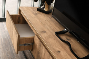Comoda TV Tılsım 180 Negru-Pine - Img 3