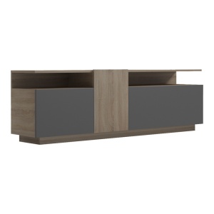 Comoda TV Vendora Antracit 150x29.5x46.3 cm - Img 2
