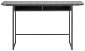 Consola Darlington, Negru, 77x140x40 cm - Img 4