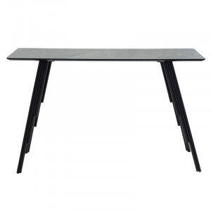 Consola Lifo MDF gri inchis ciment - negru 120x40x75cm - Img 2