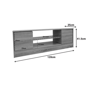 Consola TV Sasa Maro 120x35x41.5 cm - Img 5