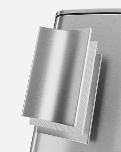 Cos de gunoi reciclabile Gri Songmics 34 x 28.5 x 54.4 cm - Img 7