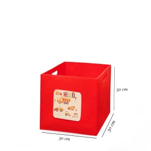 Cos de pasla HMY-6252 Rosu 30x30x33 cm - Img 3