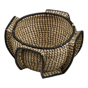Cos decorativ Medan, Natural, 33x33x20 cm - Img 4