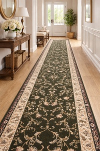 Covor biserica Traversa, Lotos, Verde, 80x1000 cm, Delta Lotos 523 310