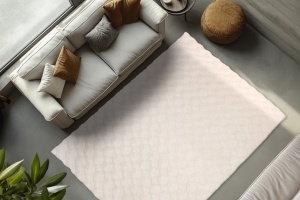 Covor Diamond Cut Crem 120x170 cm - Img 4