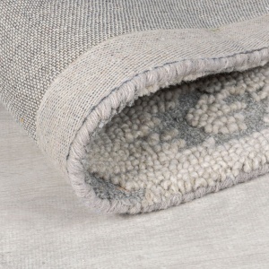 Covor Dion Ikat Wool Albastru 200x290 cm, Flair Rugs - Img 4
