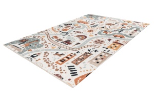 Covor eco copii My Greta Albastru deschis 115x170 cm - Img 3