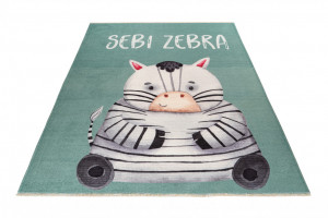 Covor eco copii My Greta Turcoaz 115x170 cm - Img 3