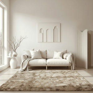 Covor Leopard Abstract Natural 200x290 cm