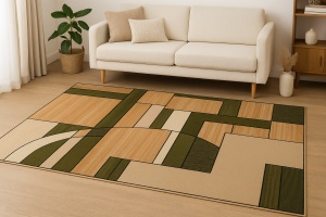 Covor, Lotos, Verde, 80x150 cm, Delta 538 836 - Img 1